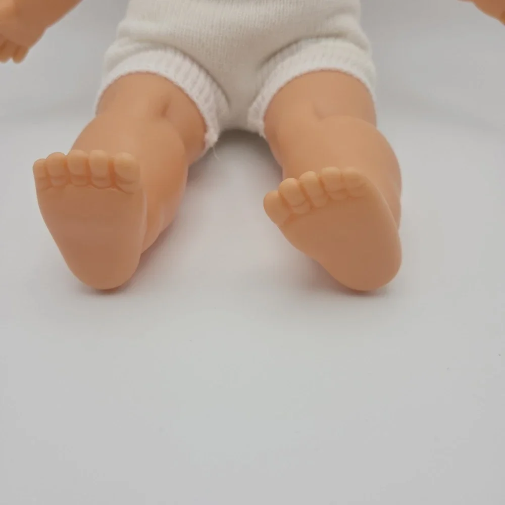 Vintage Gotz Puppe Baby Girl Doll‎ Pink Suit Brown Eyes 16